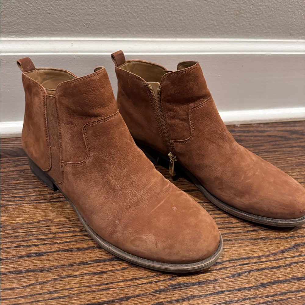 Franco Sarto Suede Bootie Size 8
